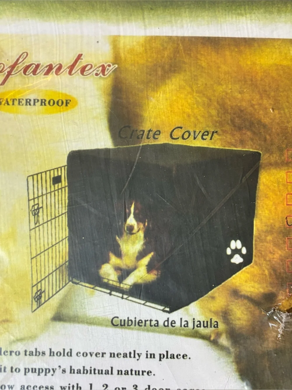 NEW Sofantex Waterproof Dog Crate Cover